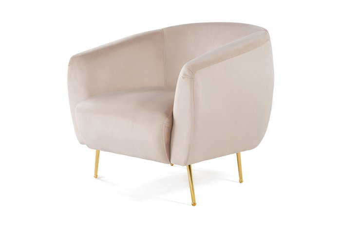 Atelier Del Sofa Sillón Orejero Beige 70x82x82 cm